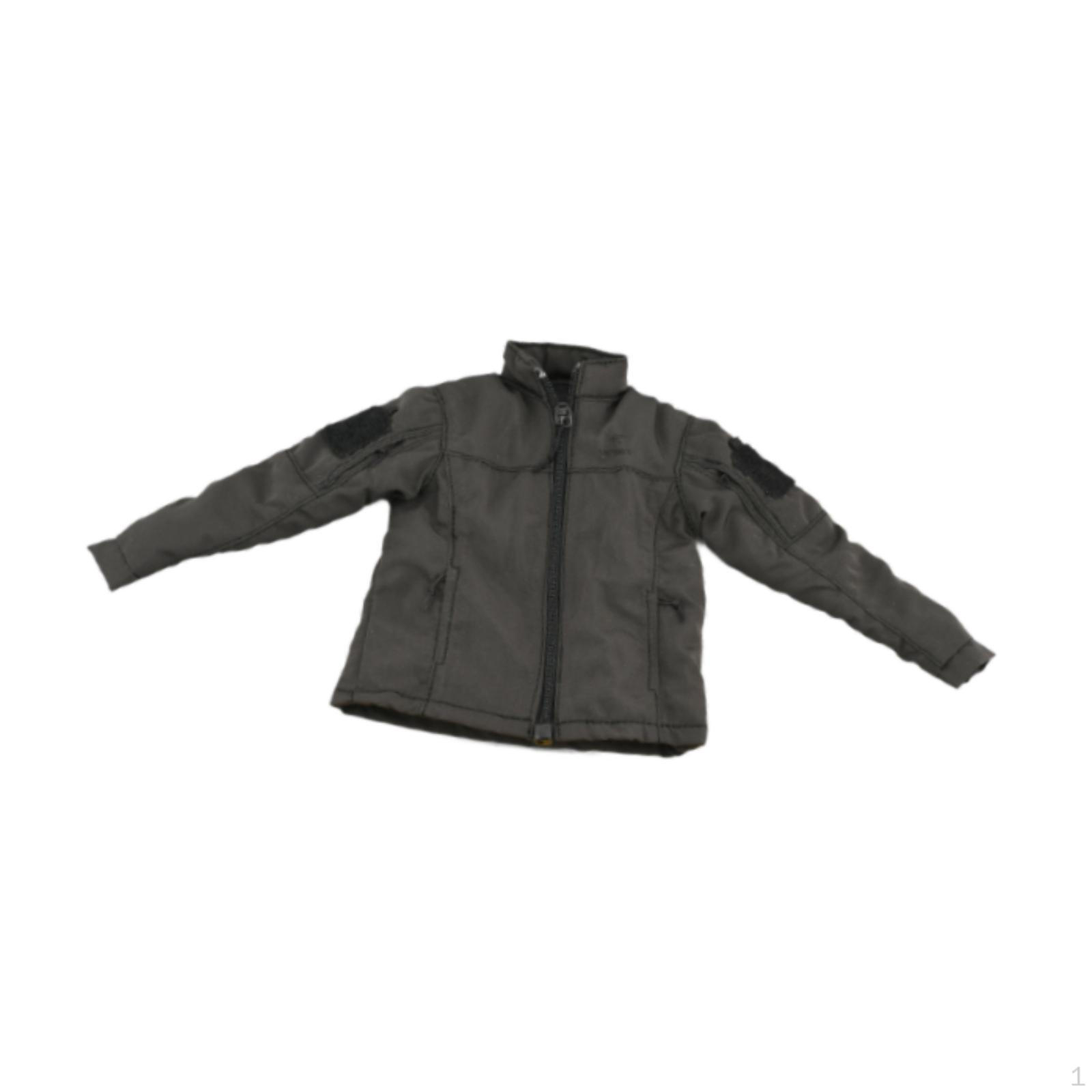 

1:6 Scale Miniature Uniform Jacket, Figure Retro Cosplay Outfit Model, Costume for