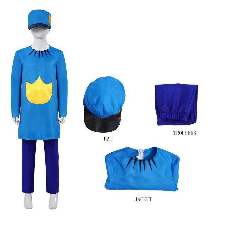 Dog Man Cosplay Costume For Anime Role Play With Polyester Fabric For Kids And Teens Kid 160cm