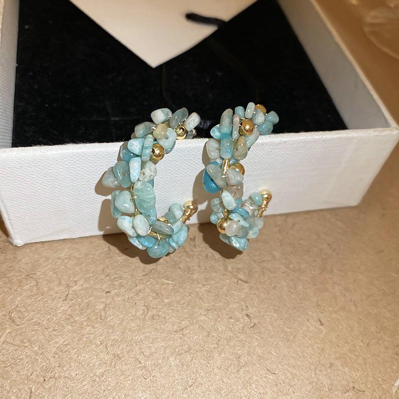 GemChic женские новые изысканные керамические серьги с бусинами модные элегантные — фото 5