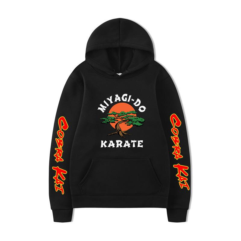 Karate Kid Val Armorr Cobra Print Men's Hoodie Brand Hoody Y2K Clothes Vintage Fashion Unisex Long Sleeve Pullovers