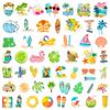 50 Stück Sommer Strand Urlaub Cartoon Graffiti Aufkleber DIY Handy Gitarre Laptop Notizbuch Koffer Tasse Wasserdichter Aufkleber Kinderspielzeug