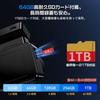 OKYES Dashcam with Front and Rear Cameras Latest Smartphone Easy Image Adjustable Startup High Temperature LED Signal Vehicle 64GB Memory Card