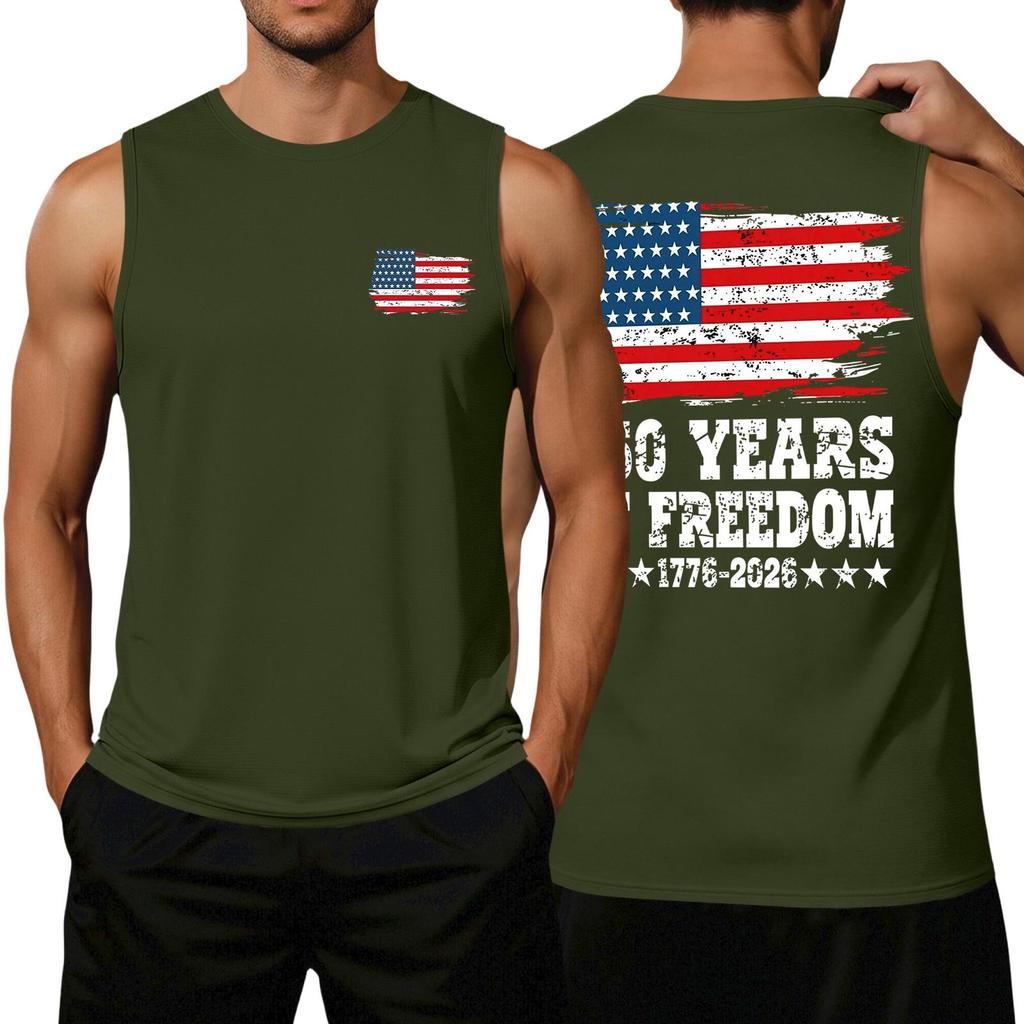 Camisas Patrióticas para Hombre del 4 de Julio USA Camisetas sin Mangas Musculares