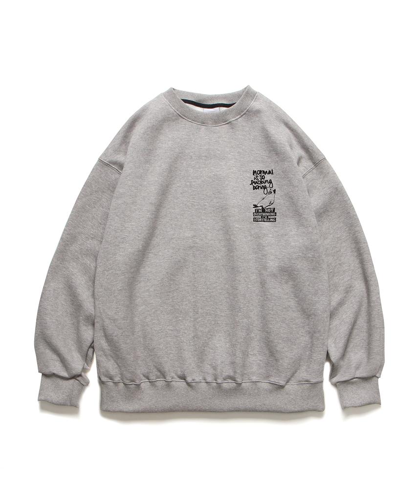 ABNORMALTHING Normal Sweatshirt Gray