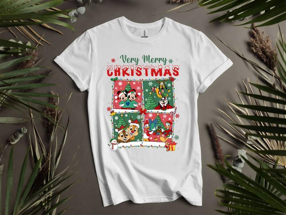 

Verry Merry Christmas Couples DisneyT-shirt T shirt Men Women Unisex Tshirt I130 L
