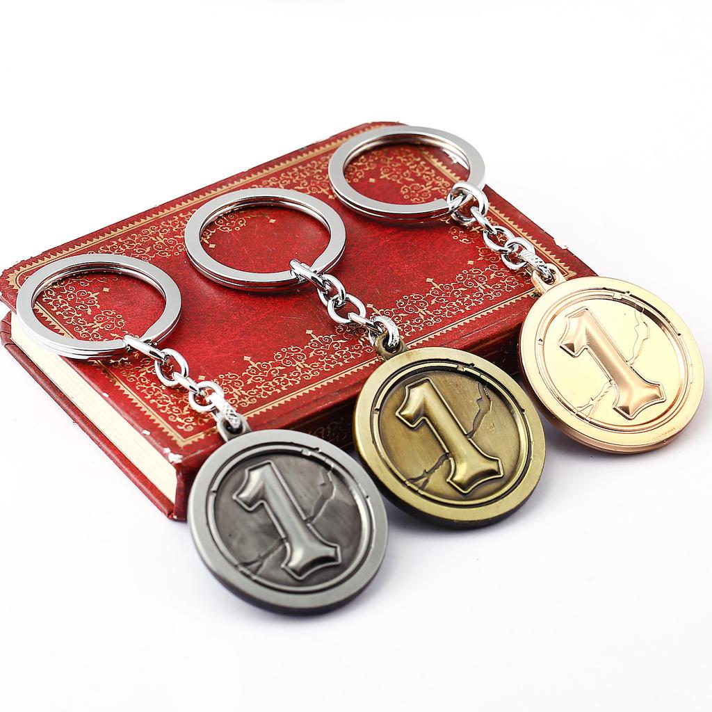 Buy Lucky Souvenir Coin Logo Pendant Keychain at affordable prices
