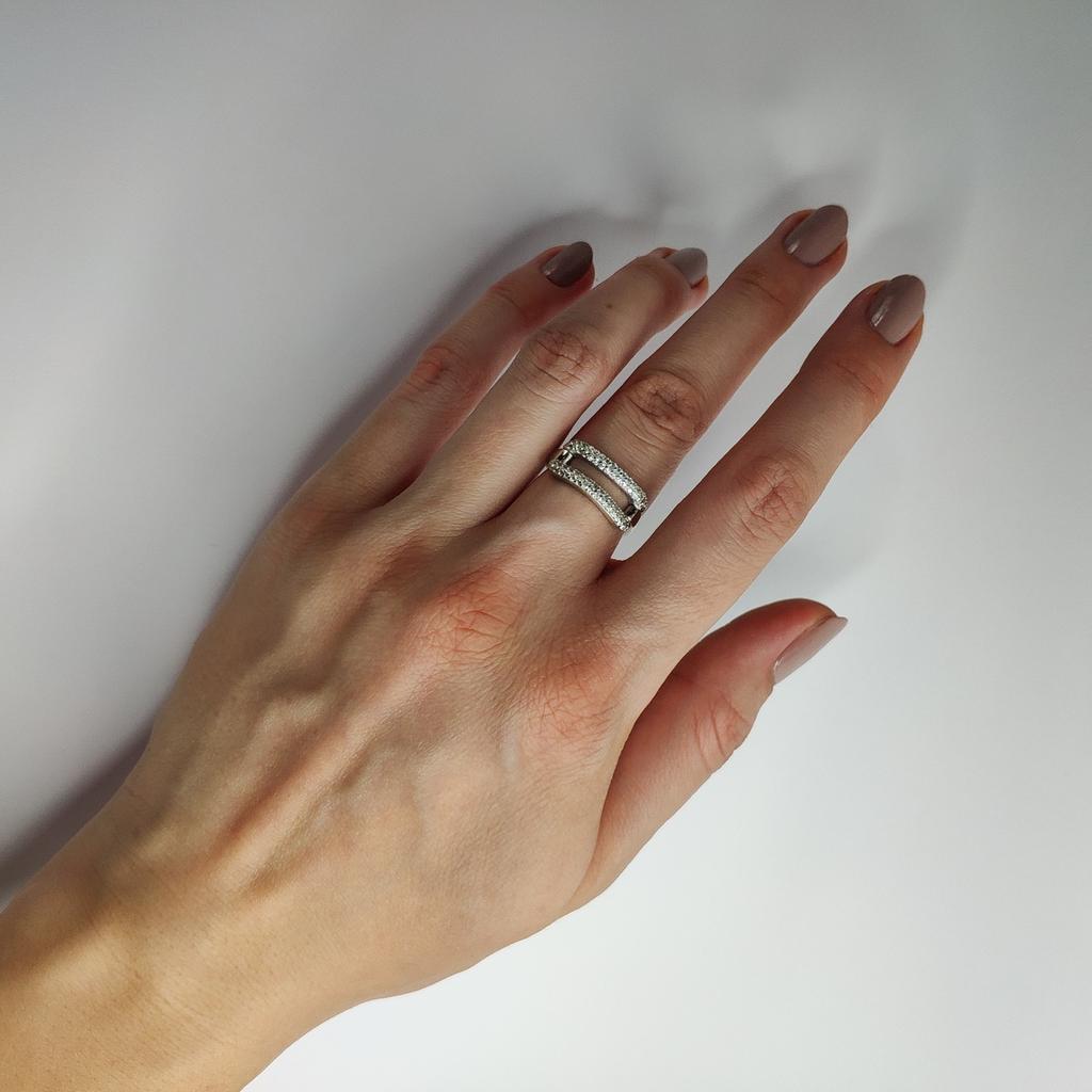 Bague en argent avec zircone cubique (2130260)