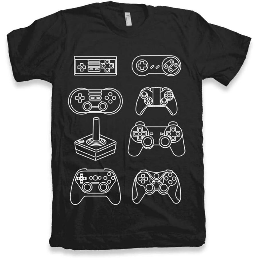 ULTRABASIC Men s Graphic T-Shirt Gaming Controlers - Shirt for Gamers Eco-Friendly Limited Edition Short Sleeve Tee-Shirt S