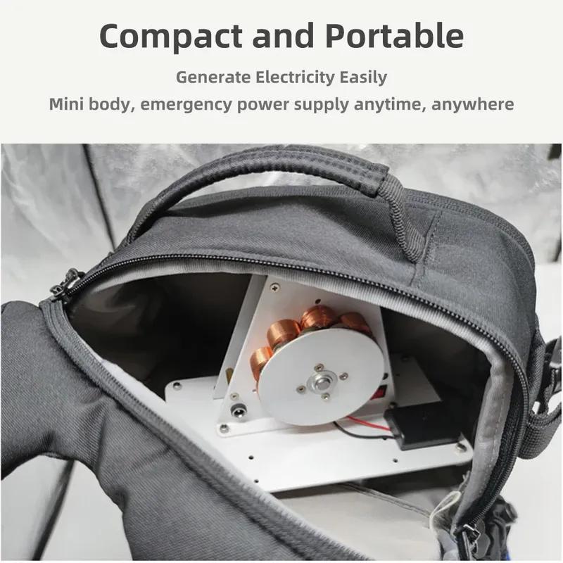 Hand Crank Generator USB Portable Emergency Power Dynamo Manual Generator for Camping Phone Charging Physics Teaching Model
