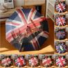 1 pz Ombrello Bandiera Britannica Pieghevole Portatile Struttura a Ossa di Ferro Ombrello da Esterno per la Casa