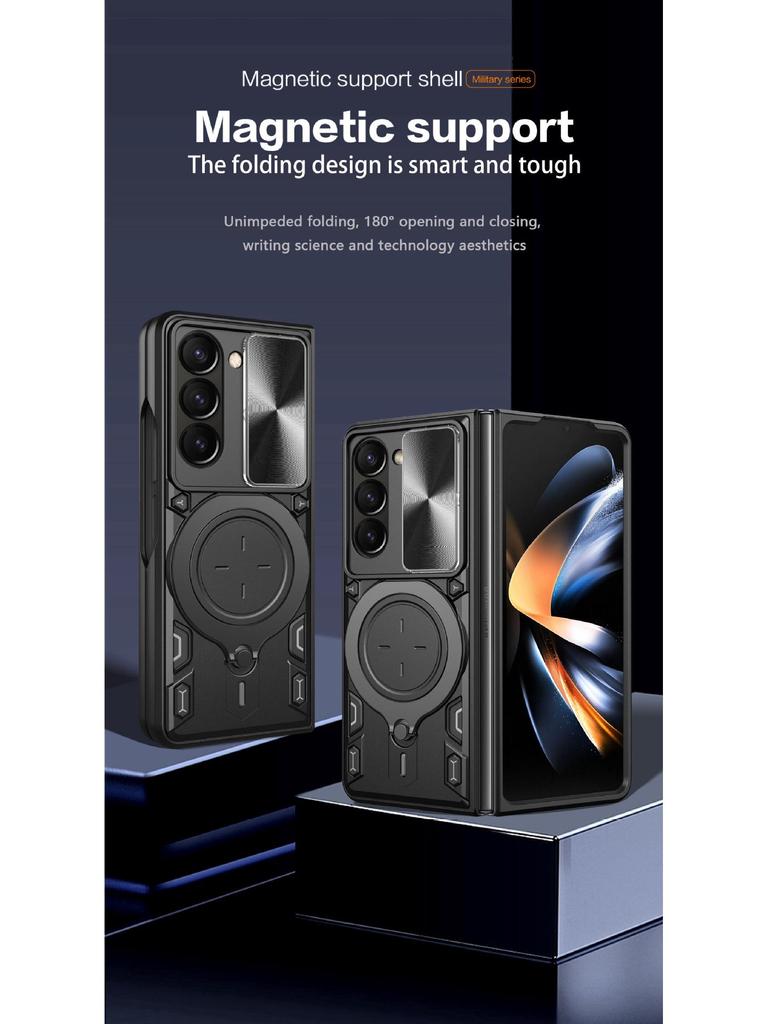 Samsung Fold7 Magnetisches Case mit Halterung für Fold5/6 Schutzhülle