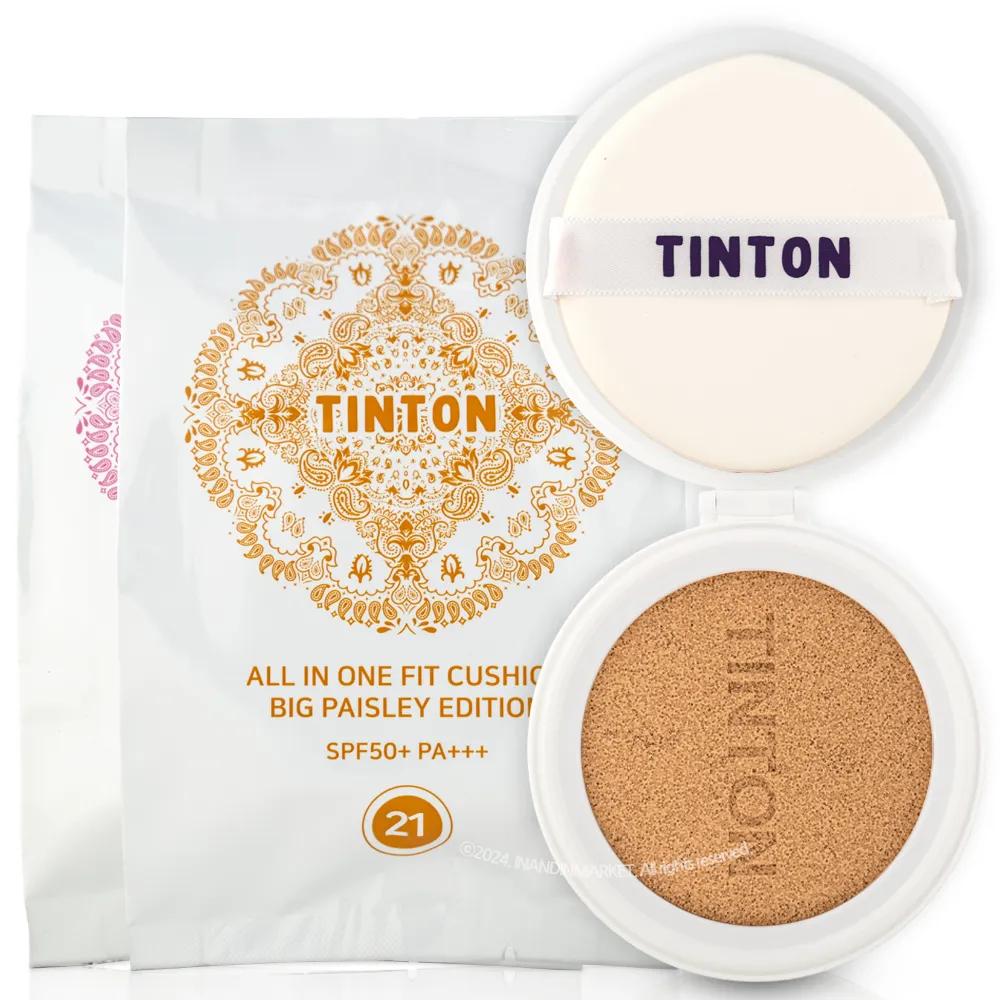 

TINTON All-in-One Jumbo Volume Fit Cushion (Big Paisley Edition) No. 23 Refill