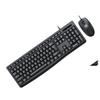 Keyboard Mouse Combo USB Wired   Set Optical Ergonomic for Laptop PC Gaming Working