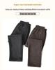 Grandma's Fleece-Lined Warm Straight-Leg Pants: Casual for Autumn and Winter, Perfect for Middle-Aged and Elderly Women