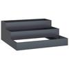 Garden Planter Anthracite 90 X 90 X 35 Cm