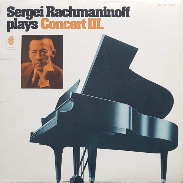 

LP Record SERGEI VASILYEVICH RACHMANINOFF Plays Concert III KS123 Klavier Records 1973 US Classical Used