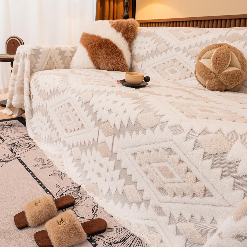 

Retro Autumn/Winter Anti-Scratch Non-Slip Thick Sofa Cover Blanket 2025 180x130