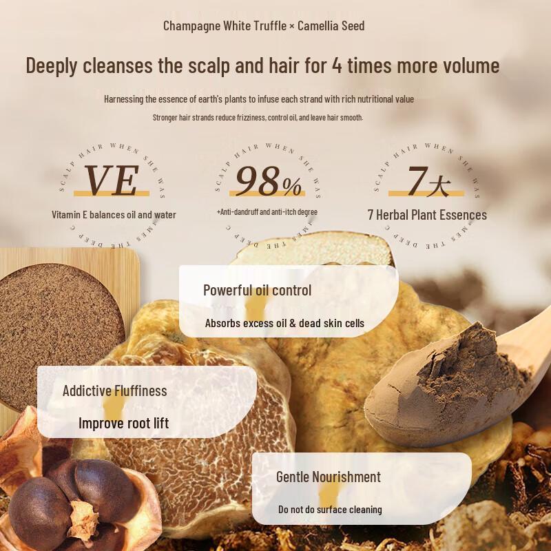 Cai Le White Truffle Oil Control & Anti-Dandruff Shampoo