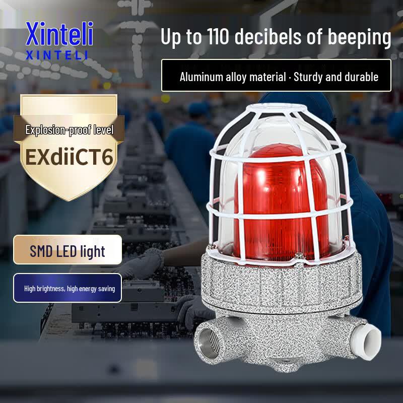 Xinteli Strobe LED Sound  Light Industrial Alarm Regular