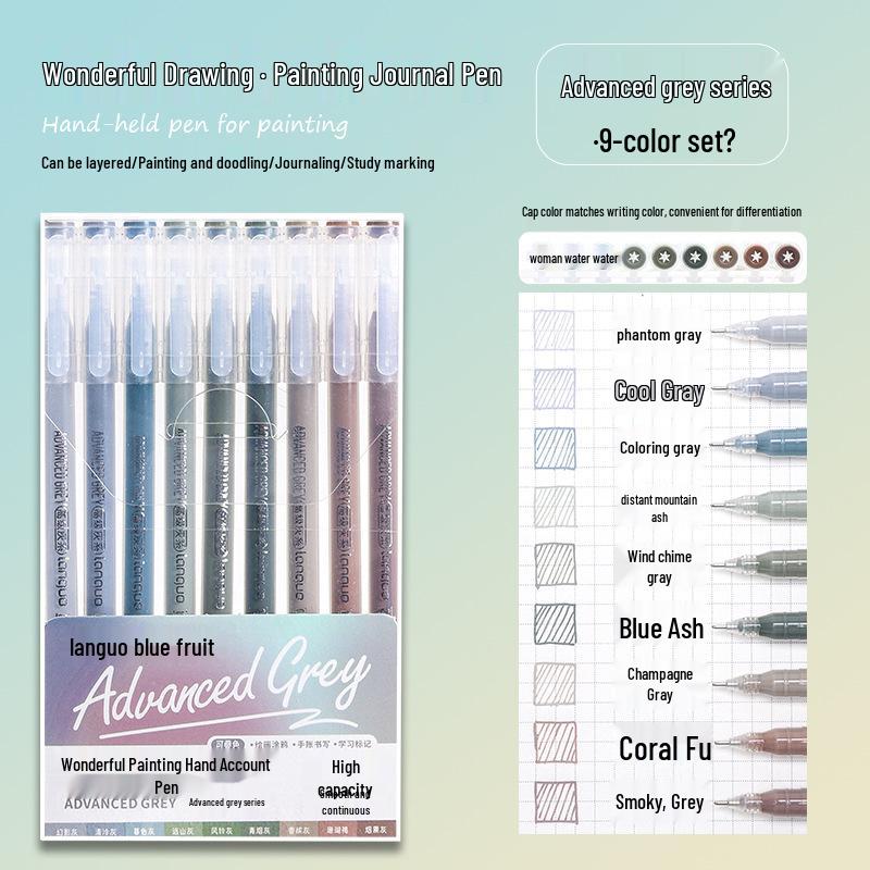 Stackable Colored Neutral Pens - Beauty Skin Tones & New Shades for Students & Children’s Art & Diaries