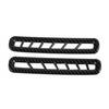 Carbon Fiber Style Interior Door A/C Outlet Vent Cover Trim Fit for Ford Mustang