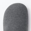 Japanese MUJI Cotton Piqué Comfort Slippers Gray
