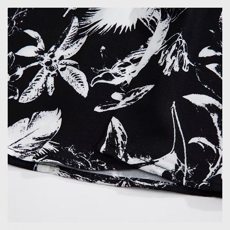 Men's Trendy Vintage Floral Hawaiian Shirt & Shorts Set - Summer Casual Loose Fit