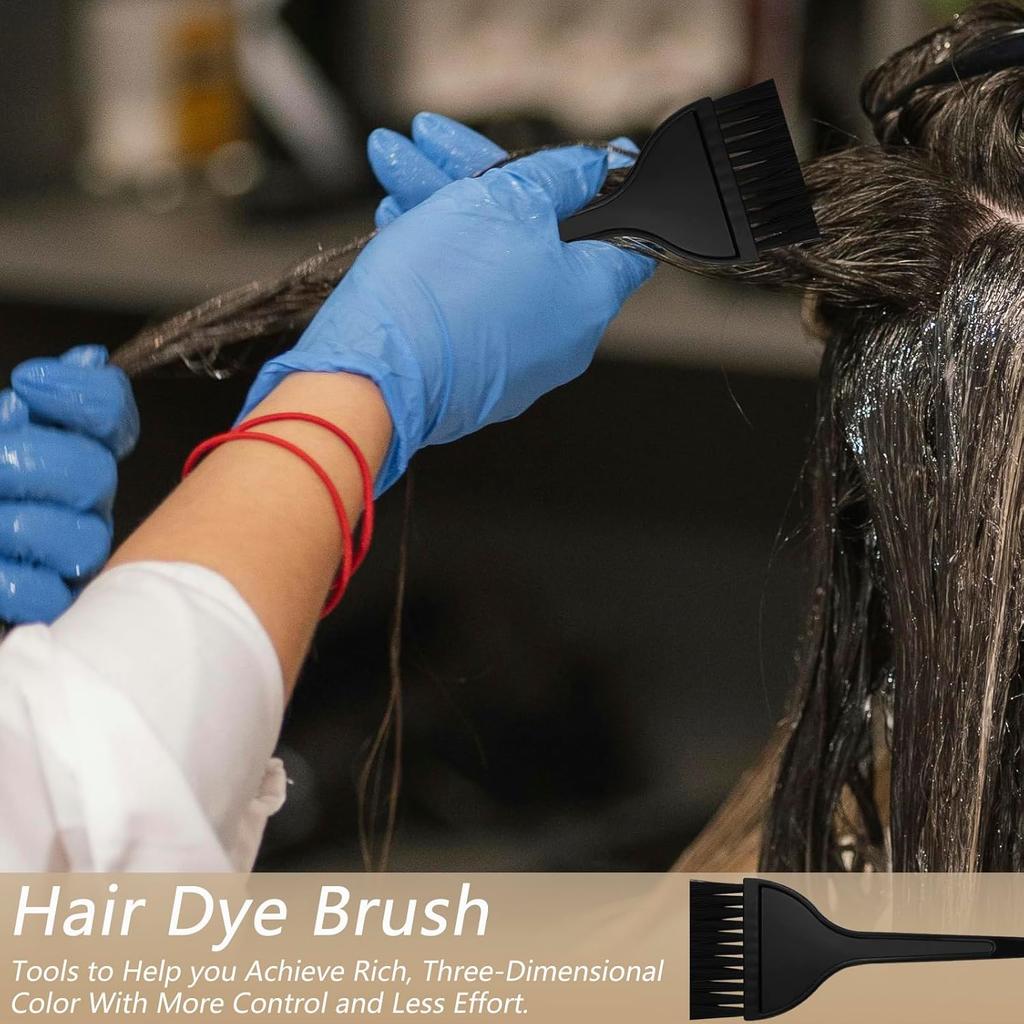 4 PCS Balayage Highlighting Board and Highlighting Brush Kit, 1 Hair Dye Brush and 3 Balayage Highlighting Board with Teeth Hair, for Hair Dye,