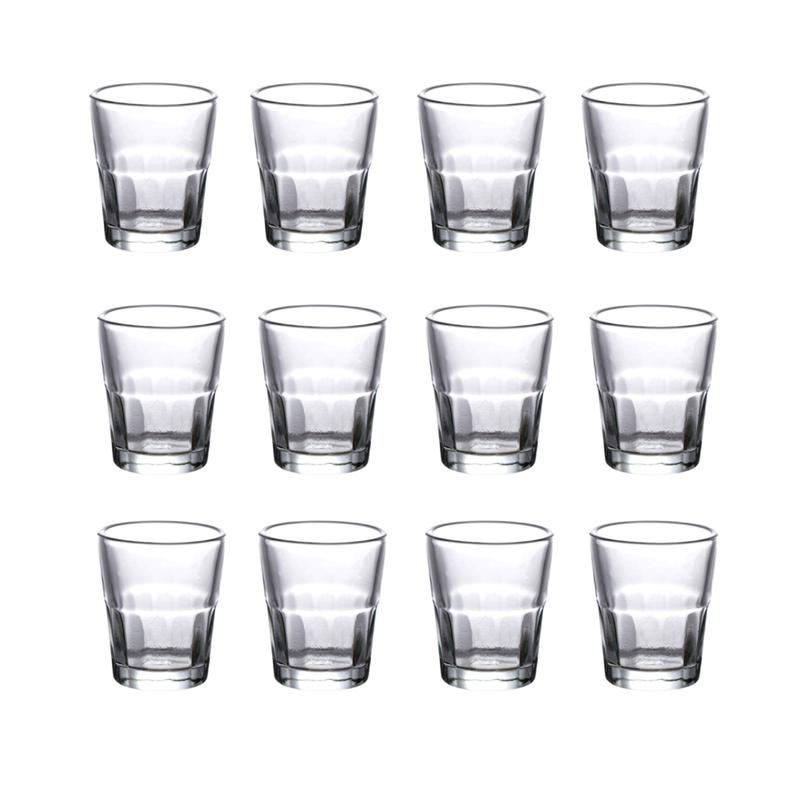 20ml Spirits Cup Whiskey Cocktail Brandy Cups 12pcs Set Creative Small Wine Utensils Drinkware Restaurant Specific Wine Glasses