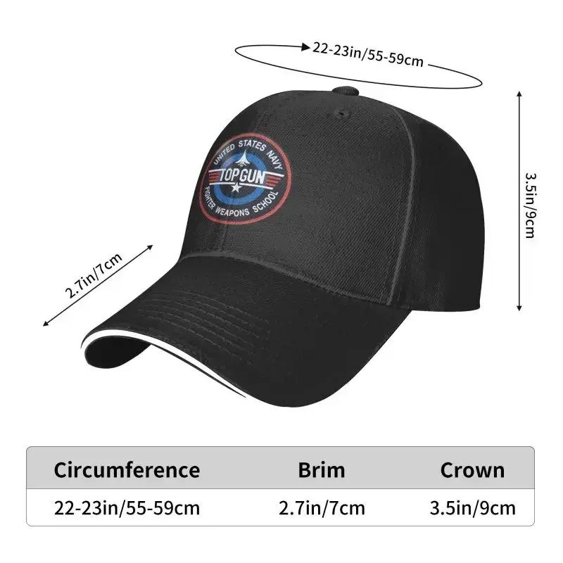Fashion Air Force Fighter Jets Top Gun Baseball Cap Unisex Women Custom Adjustable Adult Maverick Film Dad Hat Summer