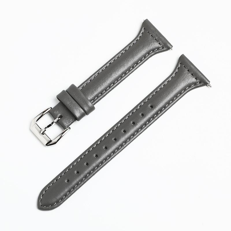 Suitable for Huawei Apple Universal Leather Strap Tide Brand 22mm Leather Strap Small Waist