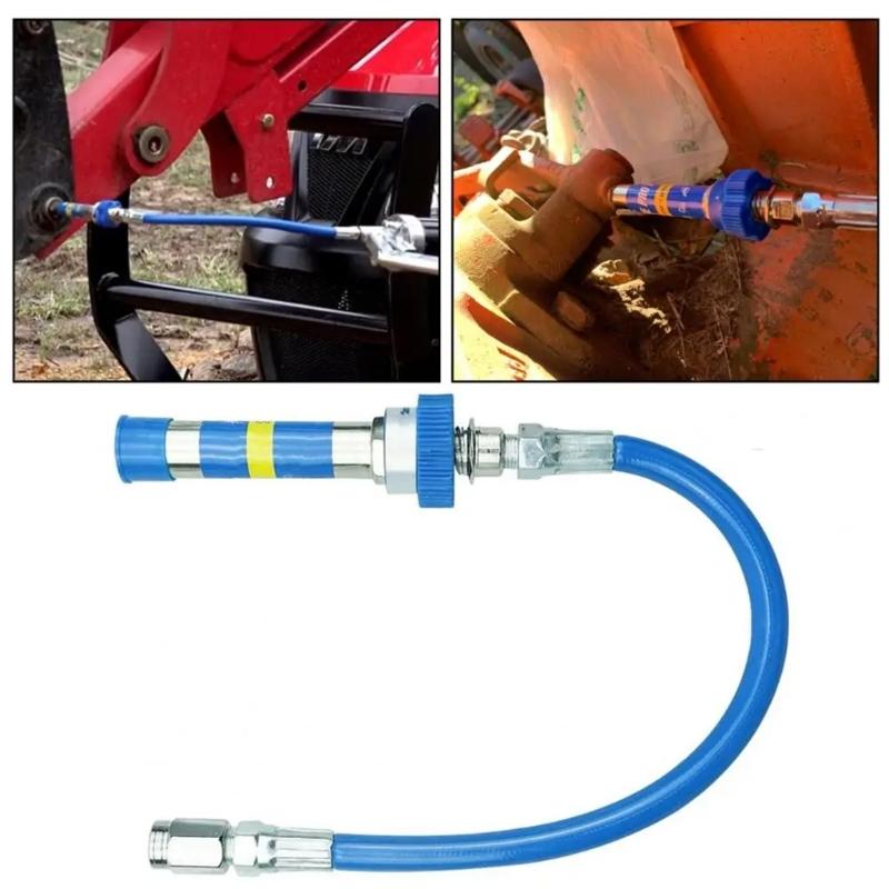 Ergonomischer Hochdruck-Fettkuppler mit Verriegelung, schwere Ausführung, Spitzenadapter für Fettpressen, Schnellverschlussmechanismus
