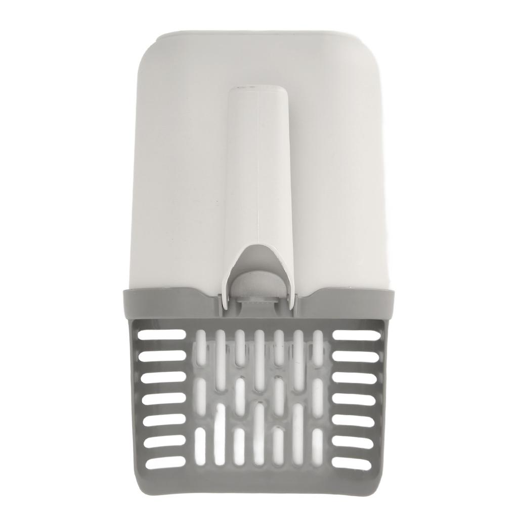 Cat Litter Scoop with Trash Container Portable Removable Cat Litter Scoop Holder with Garbage Bags