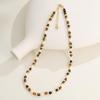 Trendy Natural Yellow Tiger Eye & Pearl Necklace for Women - Fashionable Versatile Choker