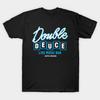 Men Black Print T-shirt Double Douce - Live Music Bar No-Cut Transfer Paper Print Cotton Tshirt