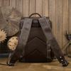 Handmade Cowhide Korean Backpack Men's Casual Trend School Bag College Style Personalized Leather Men's Bag