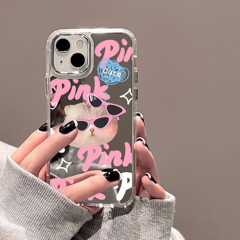 Internet Celebrity Cartoon Cat for iPhone17promax Mobile Phone Case 16Pro Apple 13/14 New 15 Girls