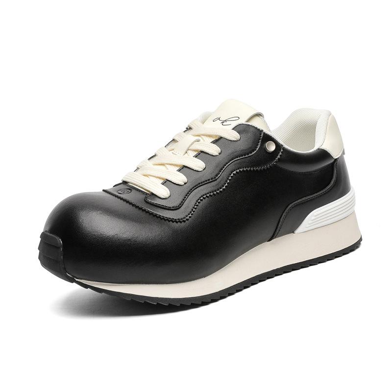 

58066 Mickey cartoon style big head shoes men and women couple retro jogging shoes niche casual bag head board shoes 44-Male code чёрный