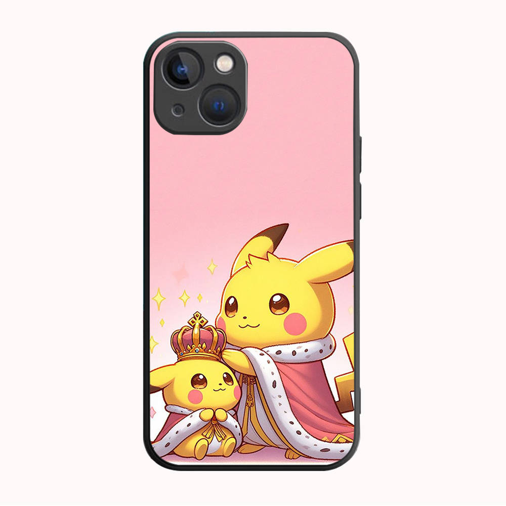 B-74 Christmas Pokemon Black Case for OPPO A5 A9 A15 A16 A55 A94 A95 A96 Reno 6 7 8 10 5G Realme 7I 8I C30 C31 VIVO V23E V25 V27 Pro Y20S Y17S