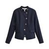 New stand-up collar gold buckle waist thin commuter suit jacket 2730564