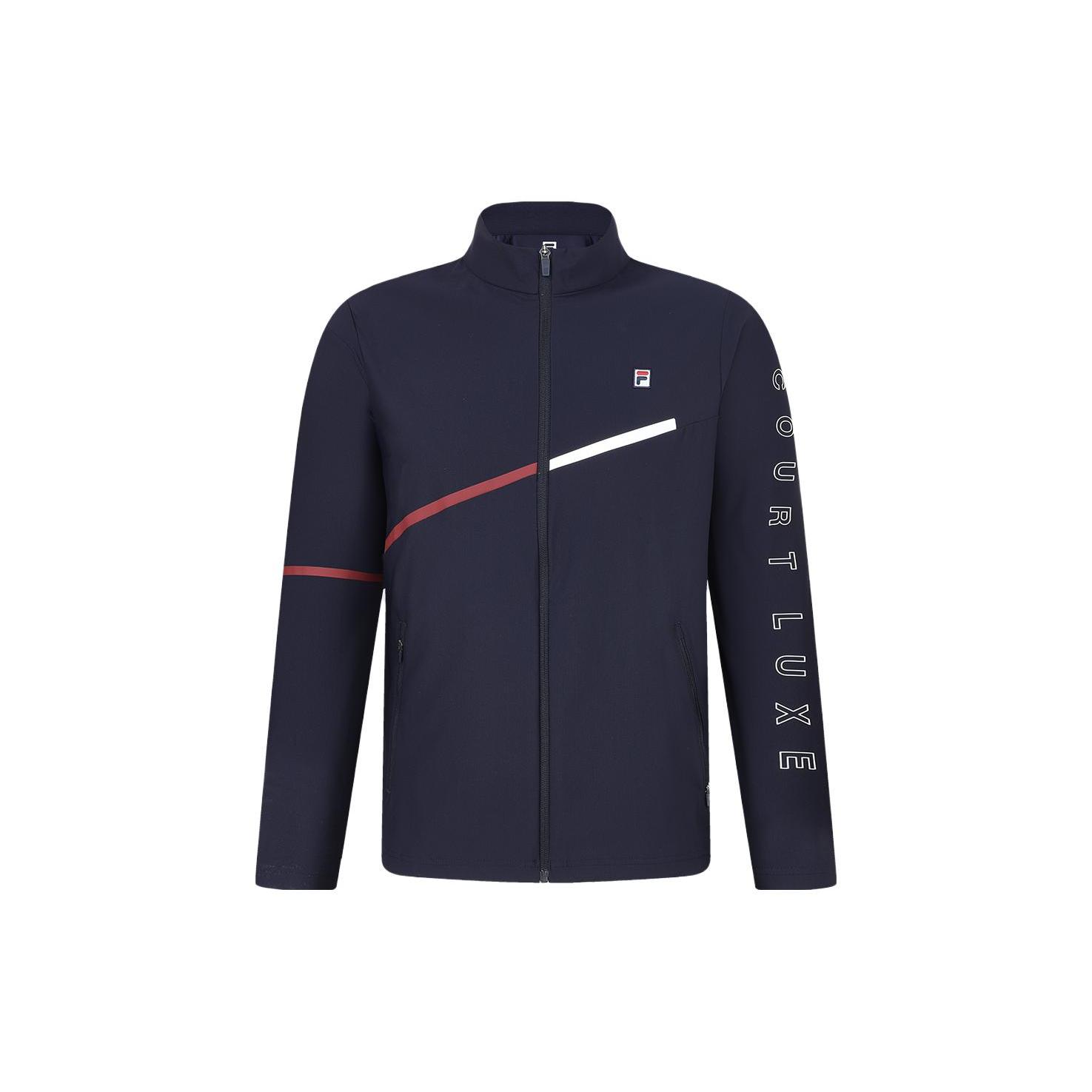 FILA Jackets Men s Royal Blue Stand Collar Moderate Other A11M333502F-NV 2XL