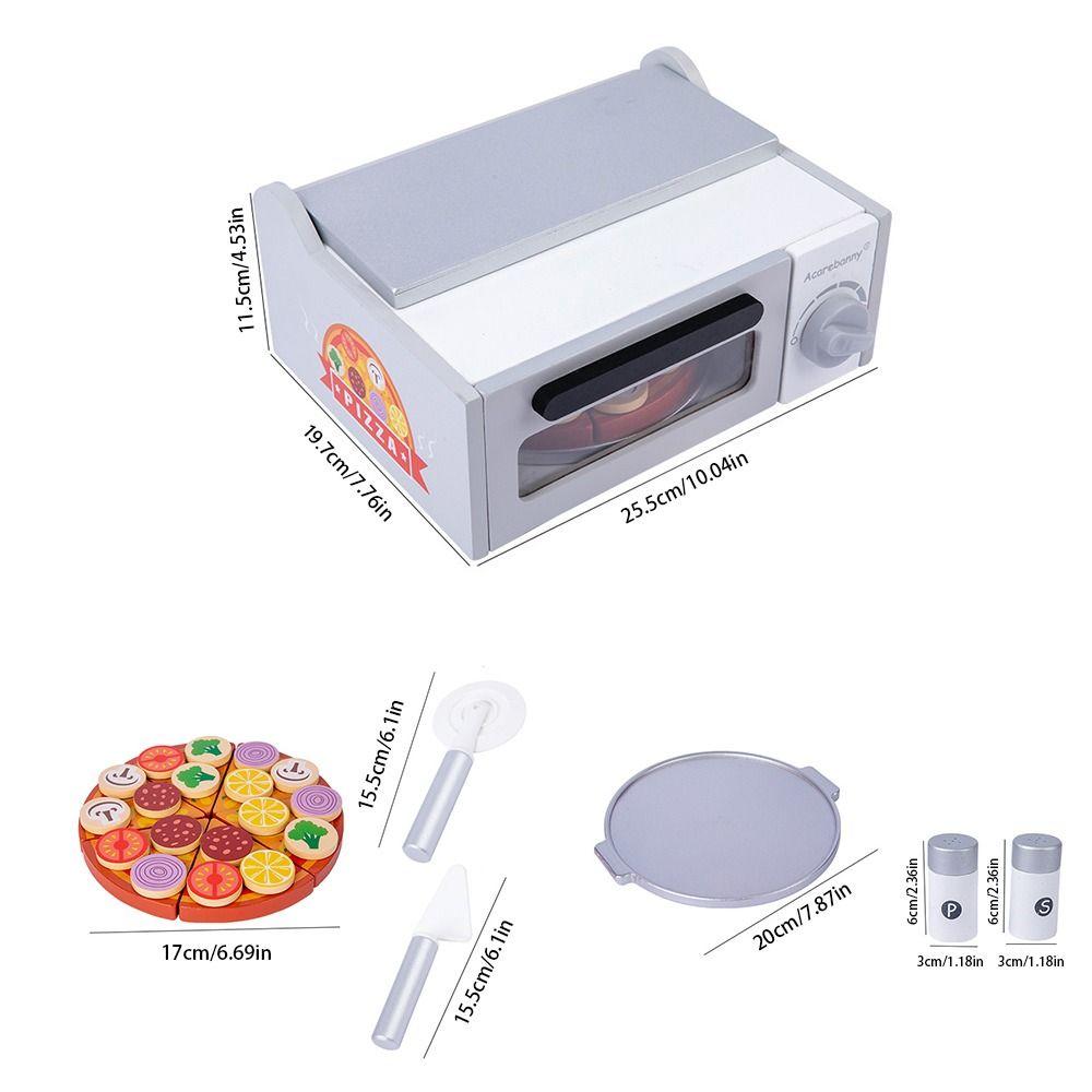 Cartoon Pizza Simulation Pizza Oven Toys Multicolor Playing Kitchen Toys  Game