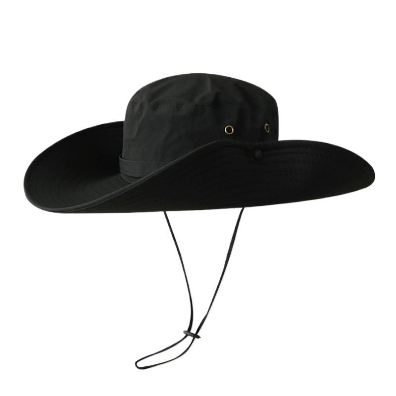 Summer Large Wide Brim Men Women Fisherman Hat Outdoor Waterproof UV Protection Sun Cap Hiking Fishing Climbing Bucket Hats