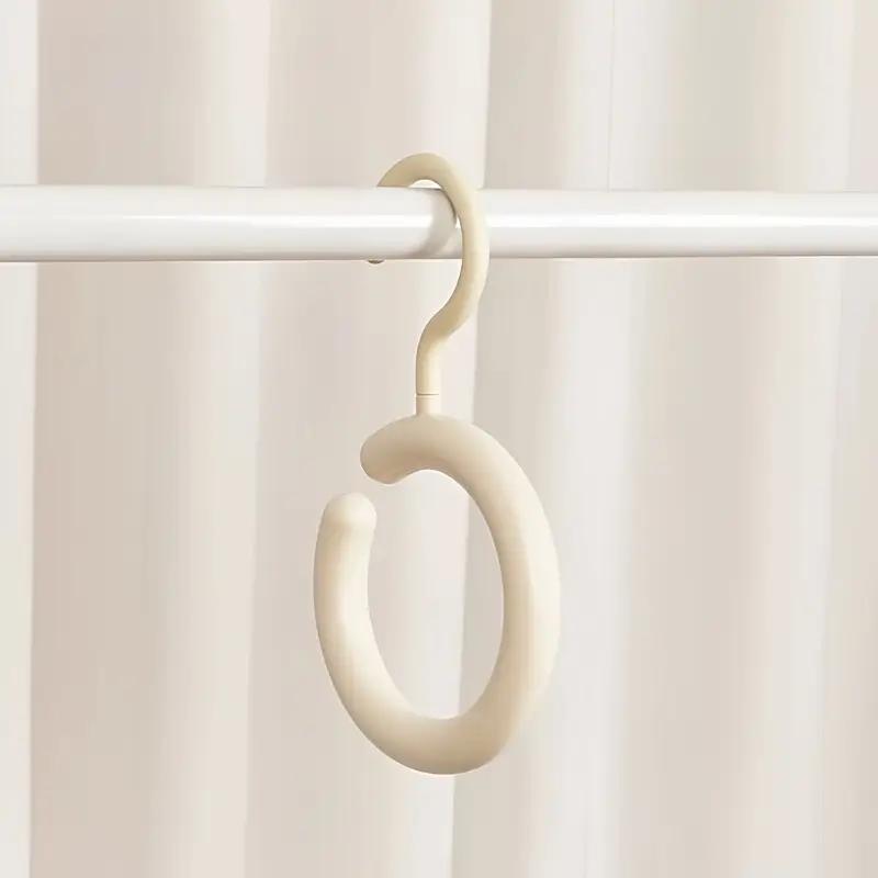 

Многофункциональная вешалка для шарфов Домашняя подставка для демонстрации в спальне Дофаминовая круглая вешалка для шарфов и галстуков с вращающимся крючком 1PCS