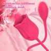 Rose Tongue Double-Headed Vibrator Teasing Egg for Female Pleasure