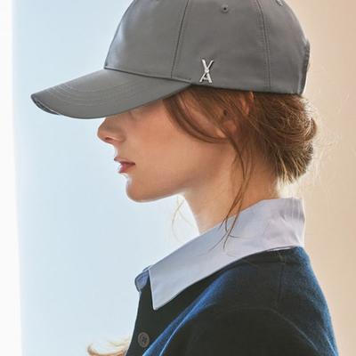 VARZAR VA Cubic Stud Re-Nylon Ball Cap Gray