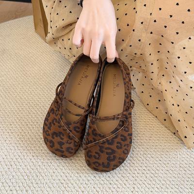 Scarpe Piatte a Punta Tonda con Tacco Basso Monocolore Slip-on Poco Profonde 2025 Scarpe da Donna di Alta Qualità Primavera/Autunno Scarpe Piatte Moda Essenziale Sapatos Baixos