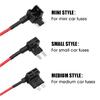 Car Mini/Small/Medium Types Additional Circuit Adapters Fuse Holder Fuses4