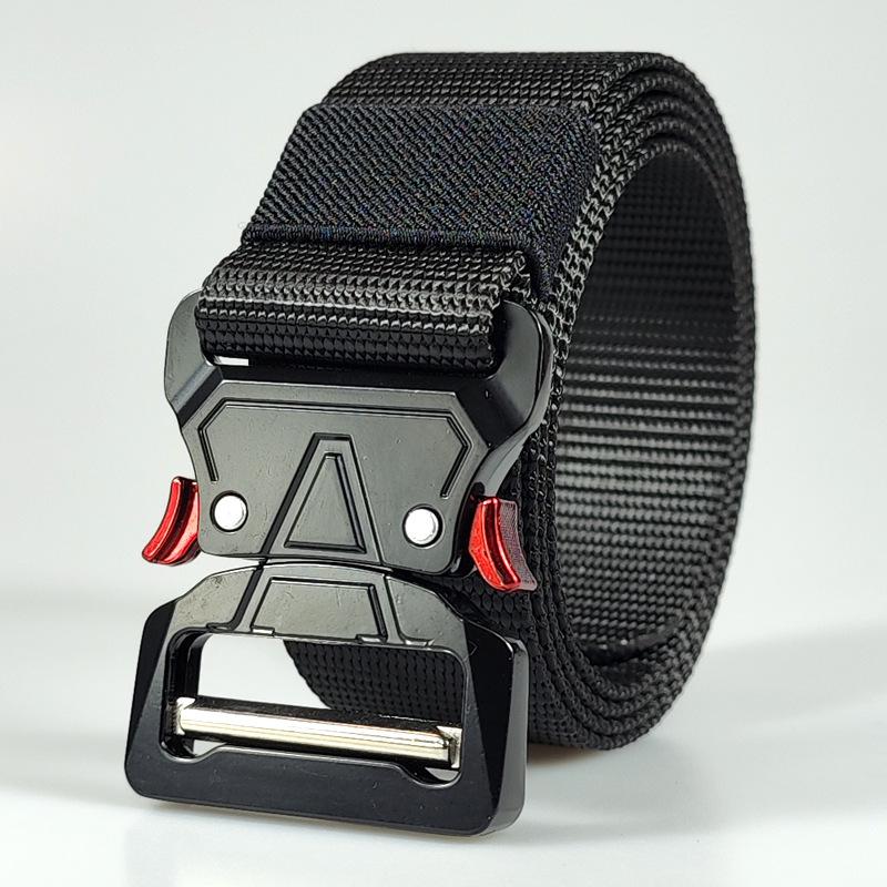 Men's Belt Metal Buckle Outdoor Hunting Multi Function Tactical Belt Combat Survival Marine Corps Canvas Nylon Women Sport Belt