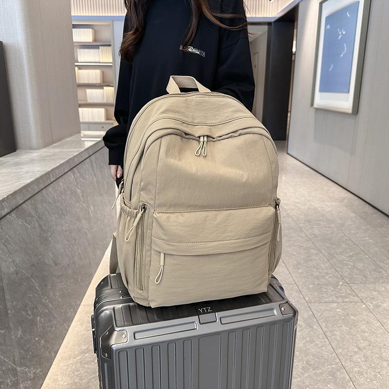 Zaino a Spalle Doppie, Cartella Scolastica Studentesca ad Alta Capacità, Borsa da Viaggio Alleggerita